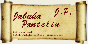 Jabuka Pantelin vizit kartica
